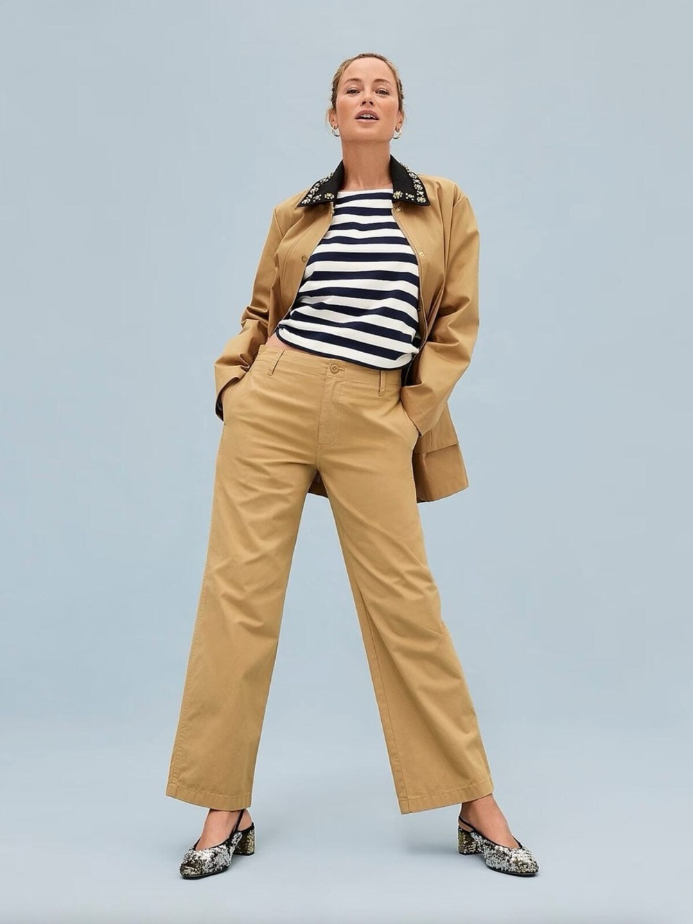 J. Crew Sailor Heritage Chino Pant in Khaki Honey Brown Tan Size 27
